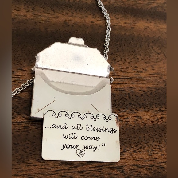 NWT Brighton HEART NOTES inspirational note and envelope necklace - Picture 13 of 14